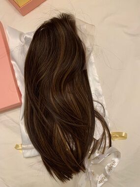 Luxurious Brown Human hair wig